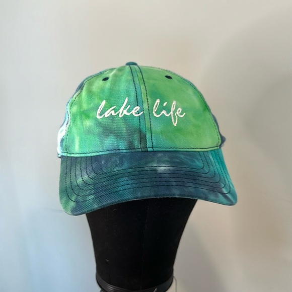 sportsman Accessories - Sportsman Tie Dye Hippy Lake Life Boating Women’s Ballcap Hat